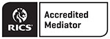 RICS accredited Mediator logo
